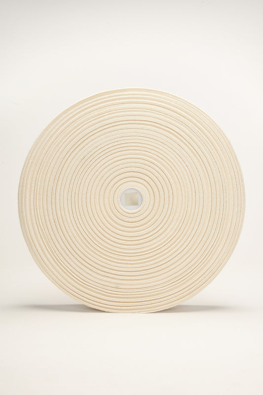 Élastique bio - 40 mm - écru - léger *ROULEAU COMPLET* – Vue détaillée