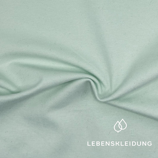 Re-Life Bio Baumwolle Stretch Jersey Stoff Hellgrün