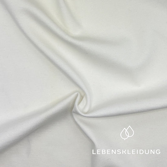 Re-Life Performance Interlock Stoff mit Ecovero Creme