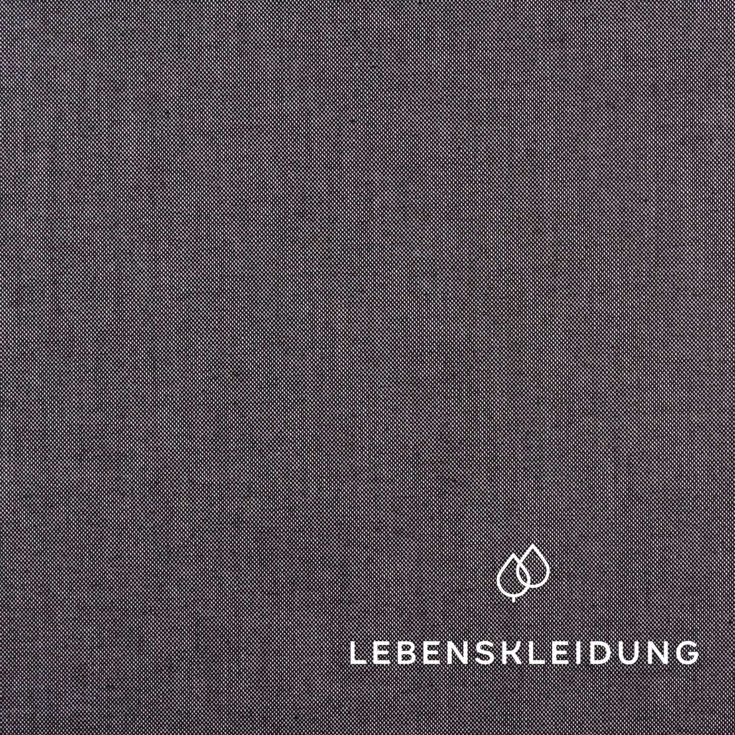 Tissu en coton tissé Re-Life - échantillon noir et blanc – Vue détaillée