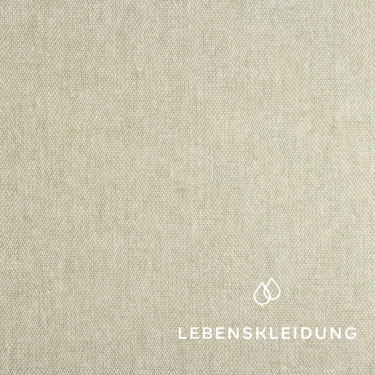 Re-Life Cotton Flannel - Aloe - White – Detail view