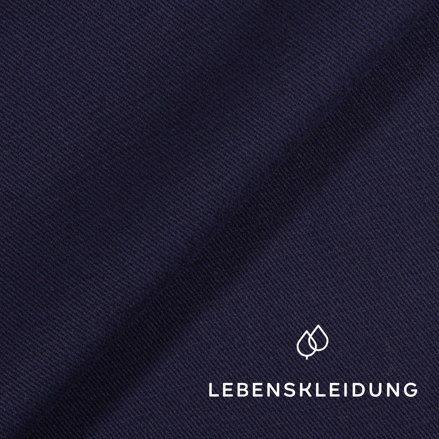 Re-Life Cotton Gabardine - Blue sample – Close-up