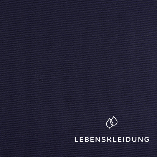 Re-Life Cotton Gabardine - Blue sample – Detail view