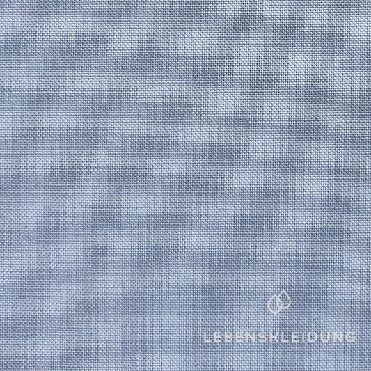 Re-Life Oxford Shirt Fabric - Sky Blue sample – Detail view