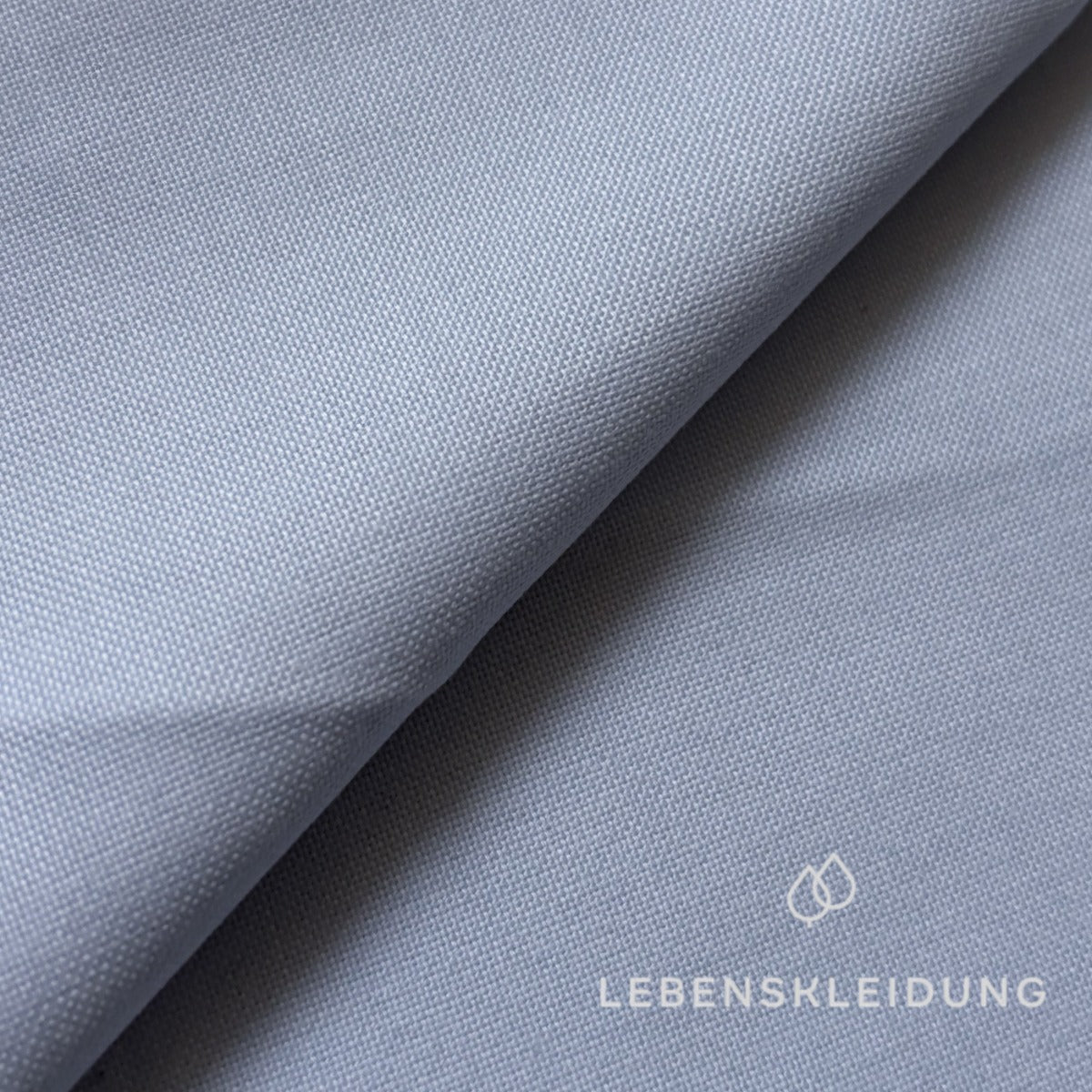 Tissu pour chemise Oxford Re-Life - échantillon bleu clair – Vue détaillée