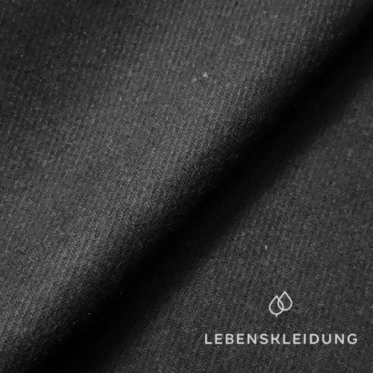 Sergé brossé Re-Life / Sergé - Noir – Vue détaillée