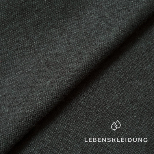 Re-Life Flanell Stoff - Scot Green meliert Muster – Detailansicht