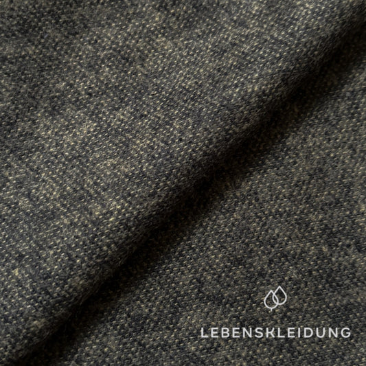 Re-Life Flannel Fabric - Olive Marl sample – Detail view