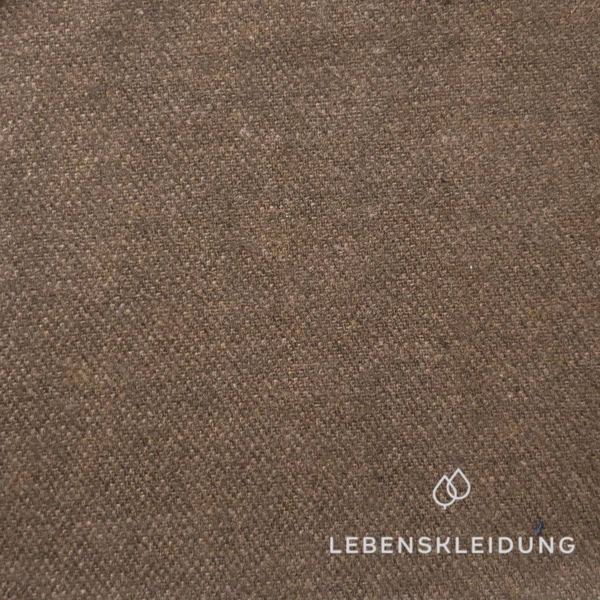 Tissu en flanelle Re-Life - échantillon caramel – Gros plan