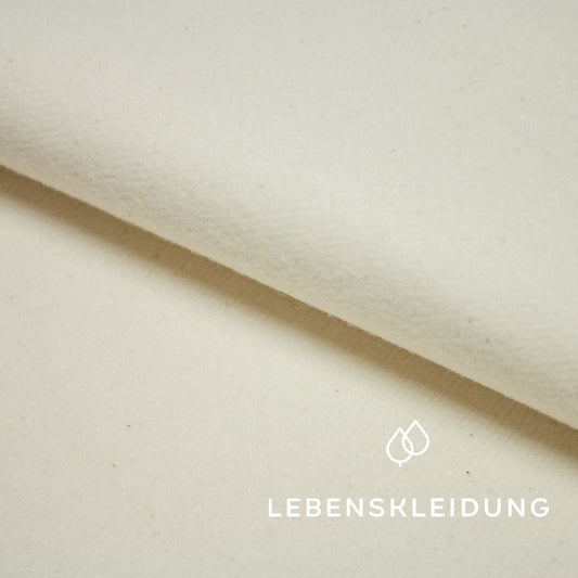 Organic Molton Laminated - Natural sample – Detail view