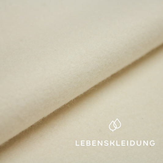Organic Molton-S - Natural - Extra wide sample – Detail view
