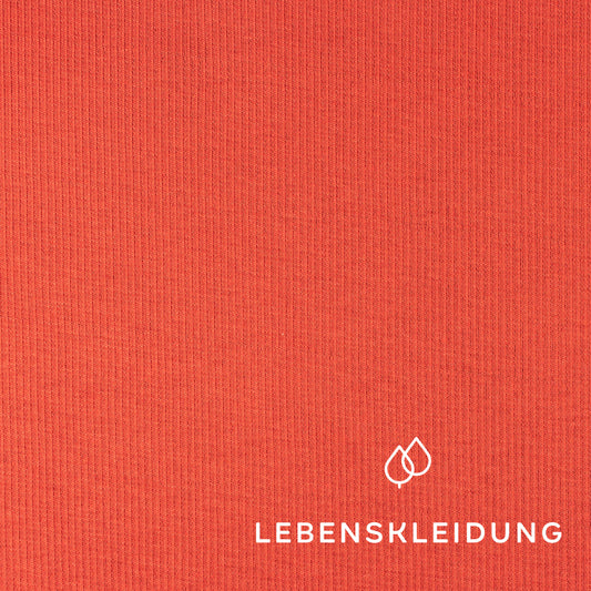 Organic Light Rib - Blood Orange sample – Detail view
