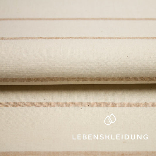 Organic percale - Ecru (naturally colored cotton) sample – Detail view