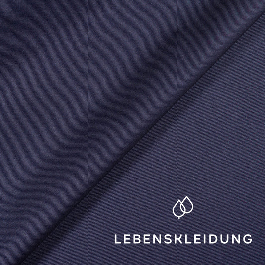 Organic Workwear Twill - Dark Blue sample – Detail view
