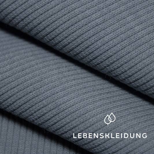 Bio RIB 2x1 (Bündchen) - Luft – Detailansicht