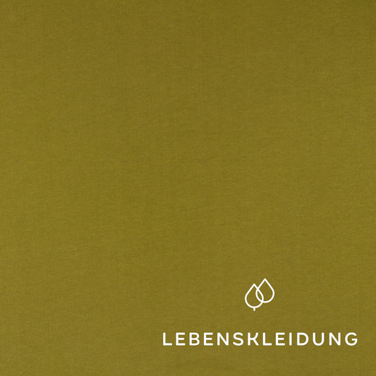 Organic brushed sweatshirt fabric - Dark Mud sample – Detail view