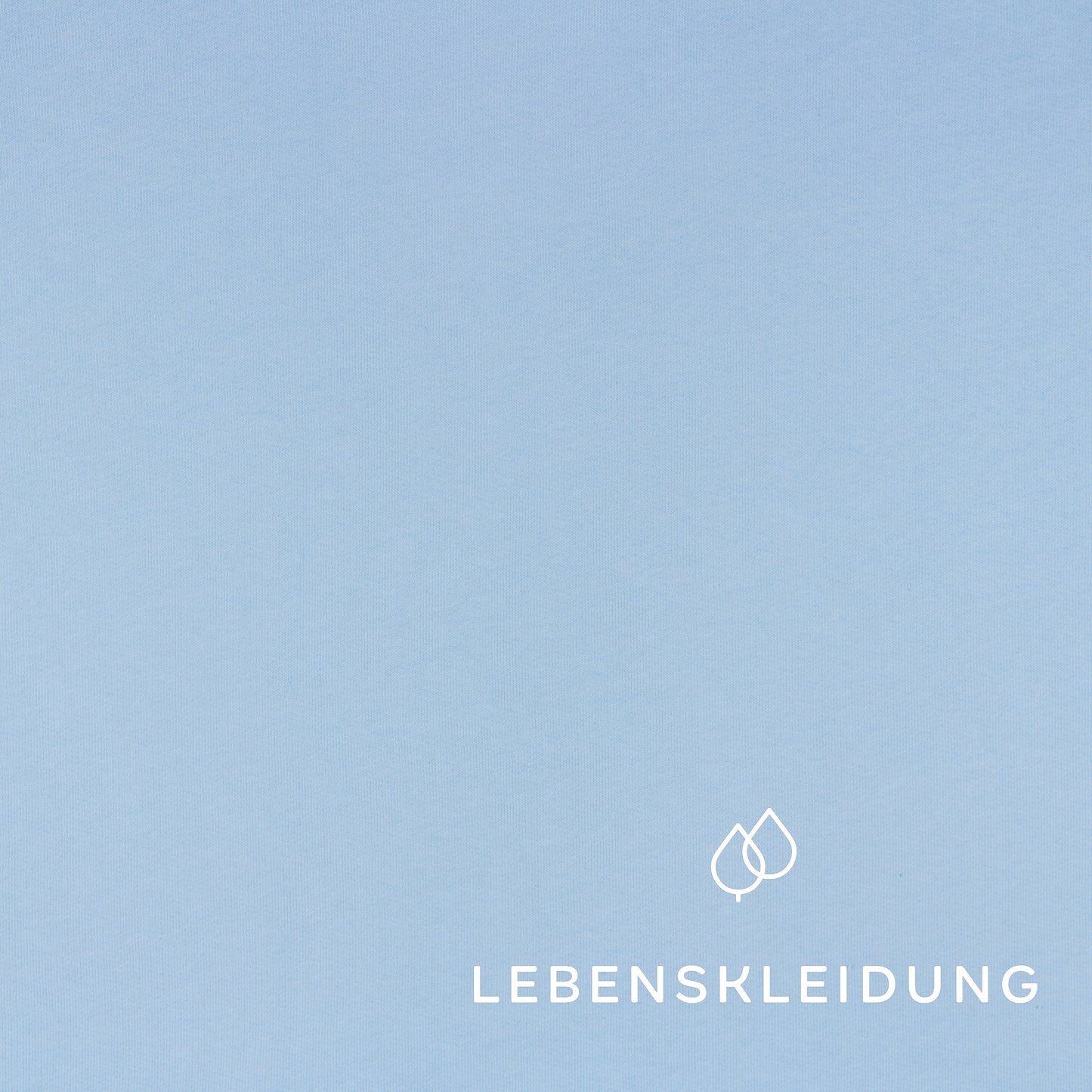 Bio Sweat Stoff gerauht - Pale Sky Muster – Detailansicht