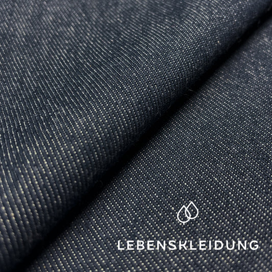 Bio Denim LYON 9.5 OZ - Baumwolle kbA Muster – Detailansicht