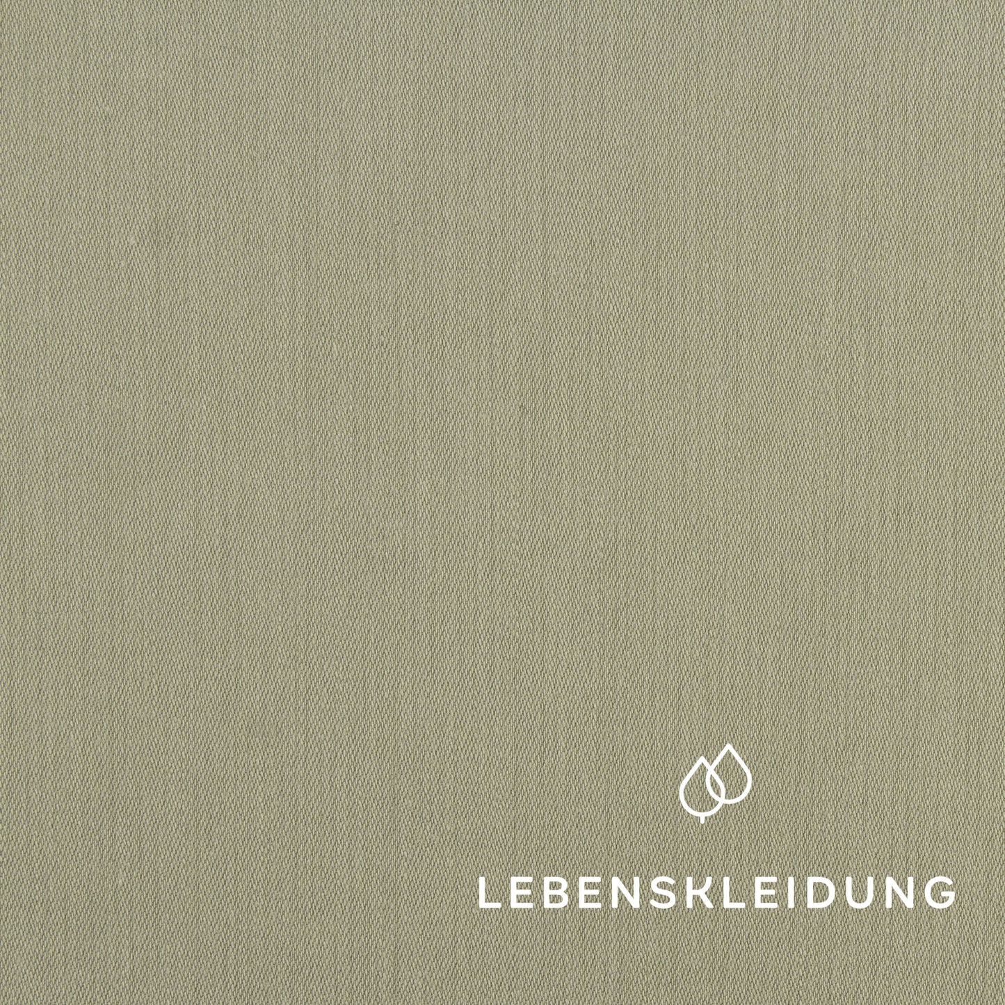 Organic cotton fine satin - Aloe sample