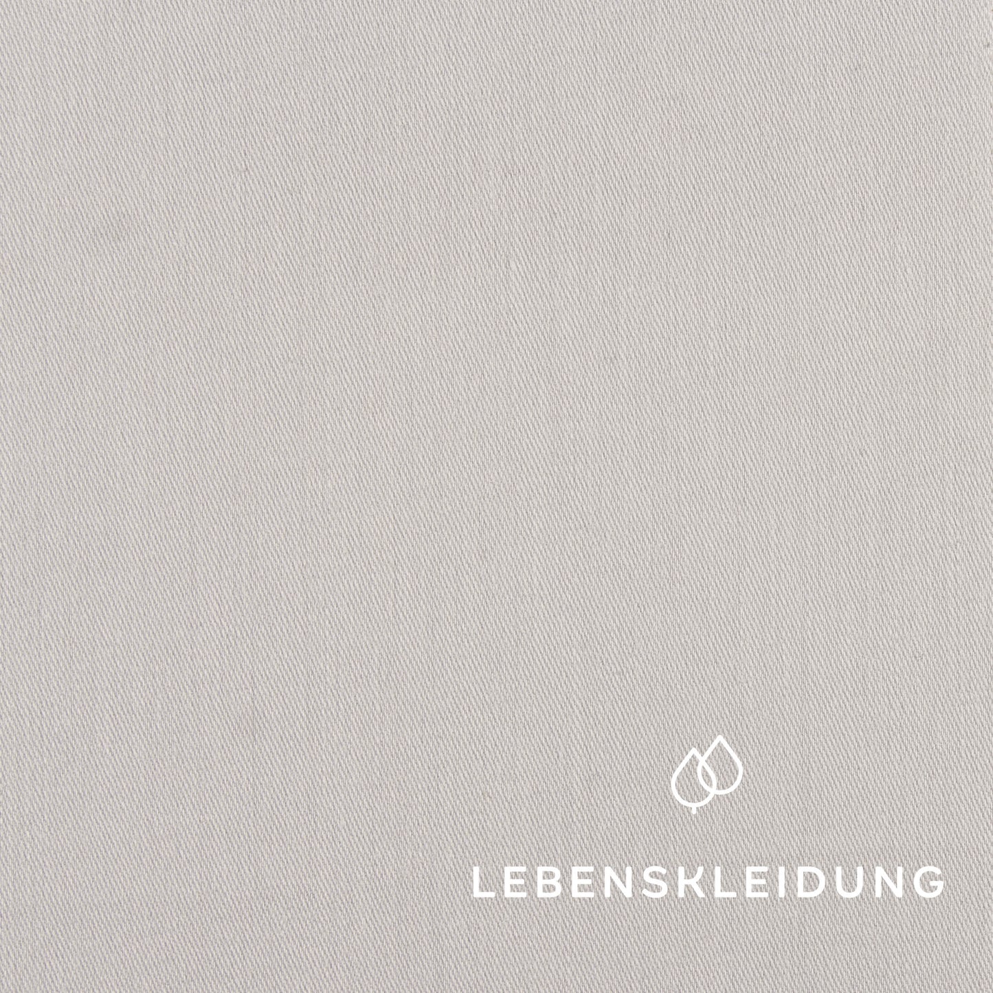 Satin fin en coton biologique - échantillon quartz