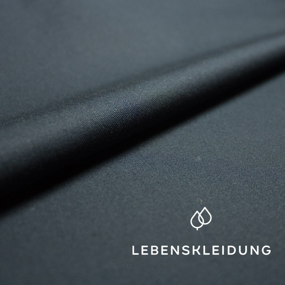 Organic twill, water-repellent - Vulcan sample – Close-up