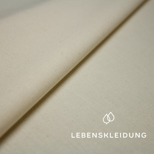 Organic calico/voile - natural - EXTRA WIDE – Detail view