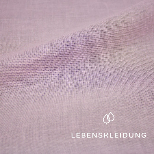 Organic calico/voile - rosé - EXTRA WIDE sample – Detail view