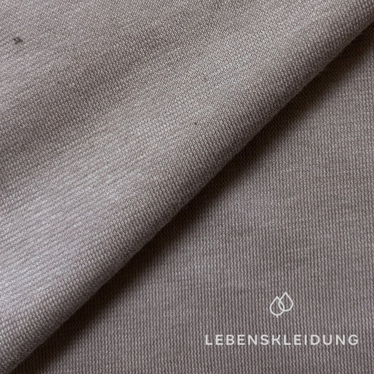 Organic Single Jersey Fabric - Sand – Detail view