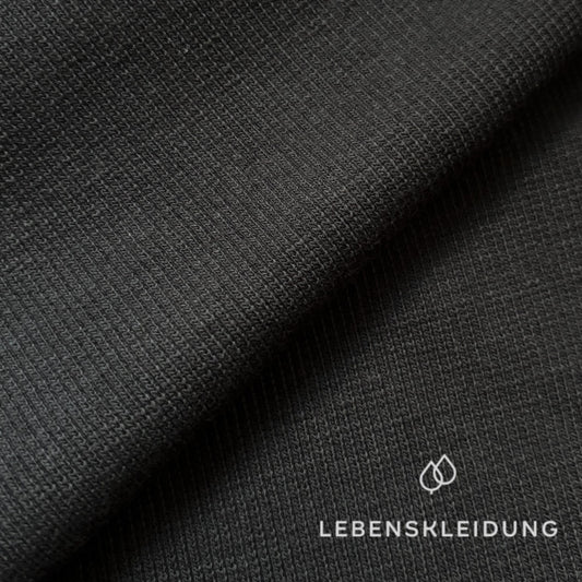 Bio Rippe / Rib im Schlauch 40 cm (80 cm offen) - Ruß – Detailansicht