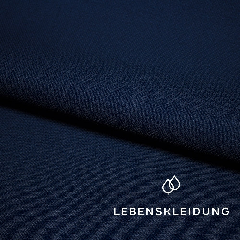 Organic Moleskine Water-Repellent - Navy – Detail view
