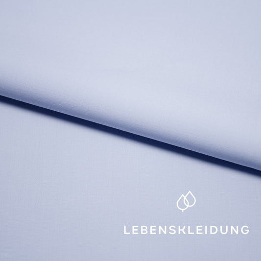 Bio Popeline 42/24 - Weiß – Detailansicht