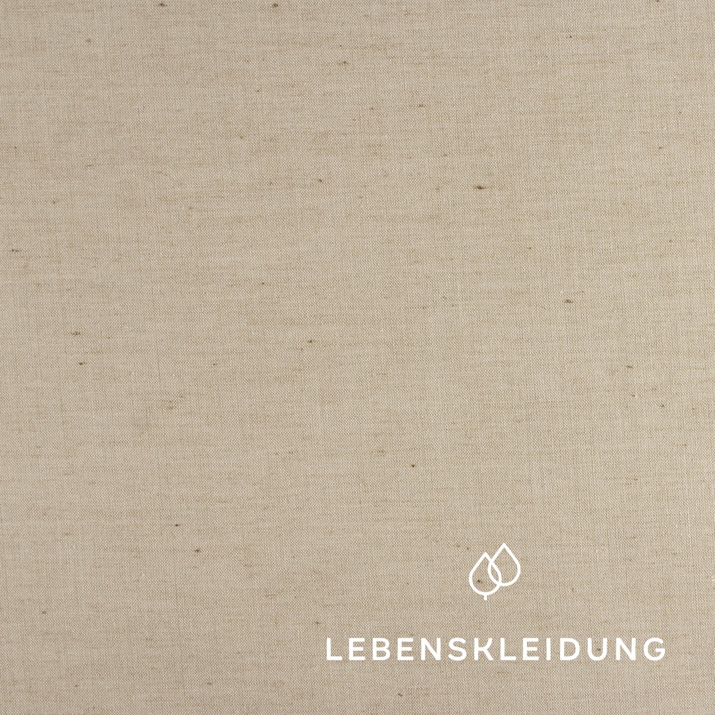 Bio Bio Edel-Linon (Renforcé) aus farbig gewachsener kbA Baumwolle - Ecru (farbig gewachsene Baumwolle) Muster – Detailansich