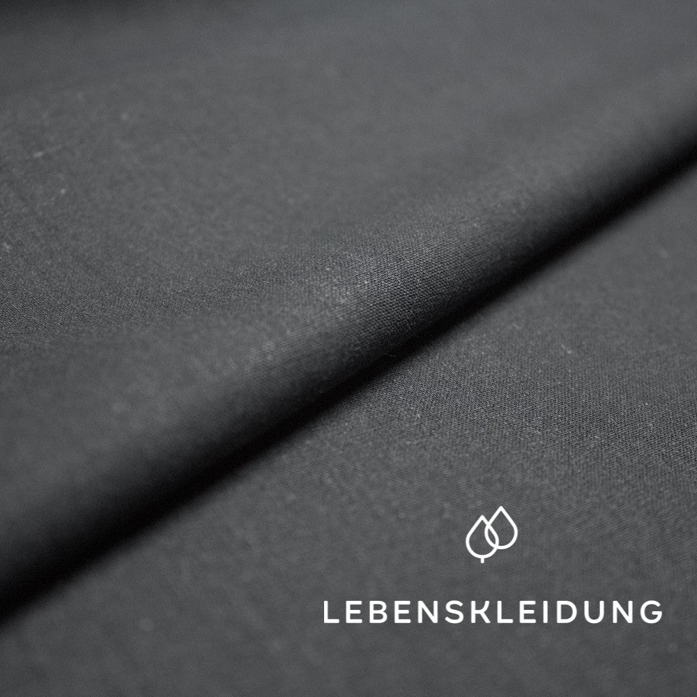 Bio Linon/Renforce - Schwarz Muster – Detailansicht