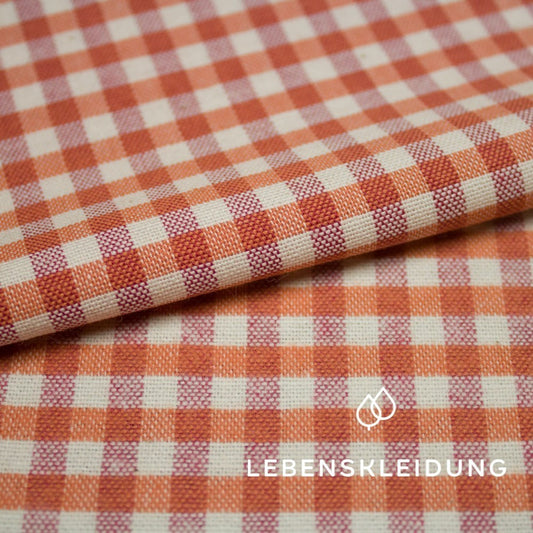 Bio Vichy Biber - Earth Red/Langoustino – Detailansicht