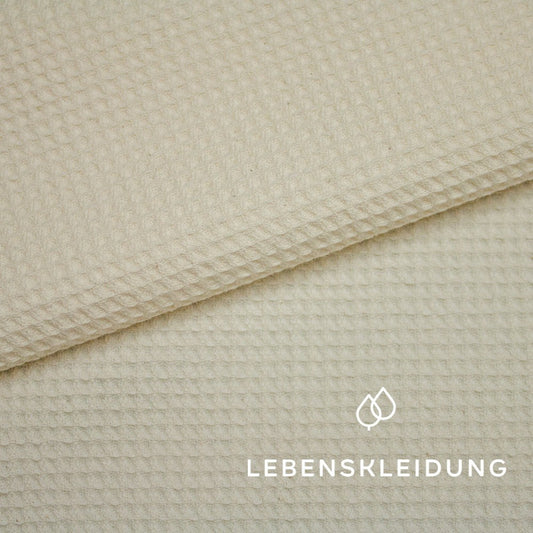 Organic small waffle - natural sample – Detail view