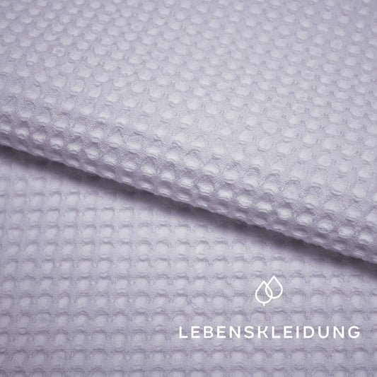 Organic waffle large - white – Detail view