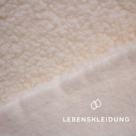 Organic Wool Plush - Ecru – Detail view