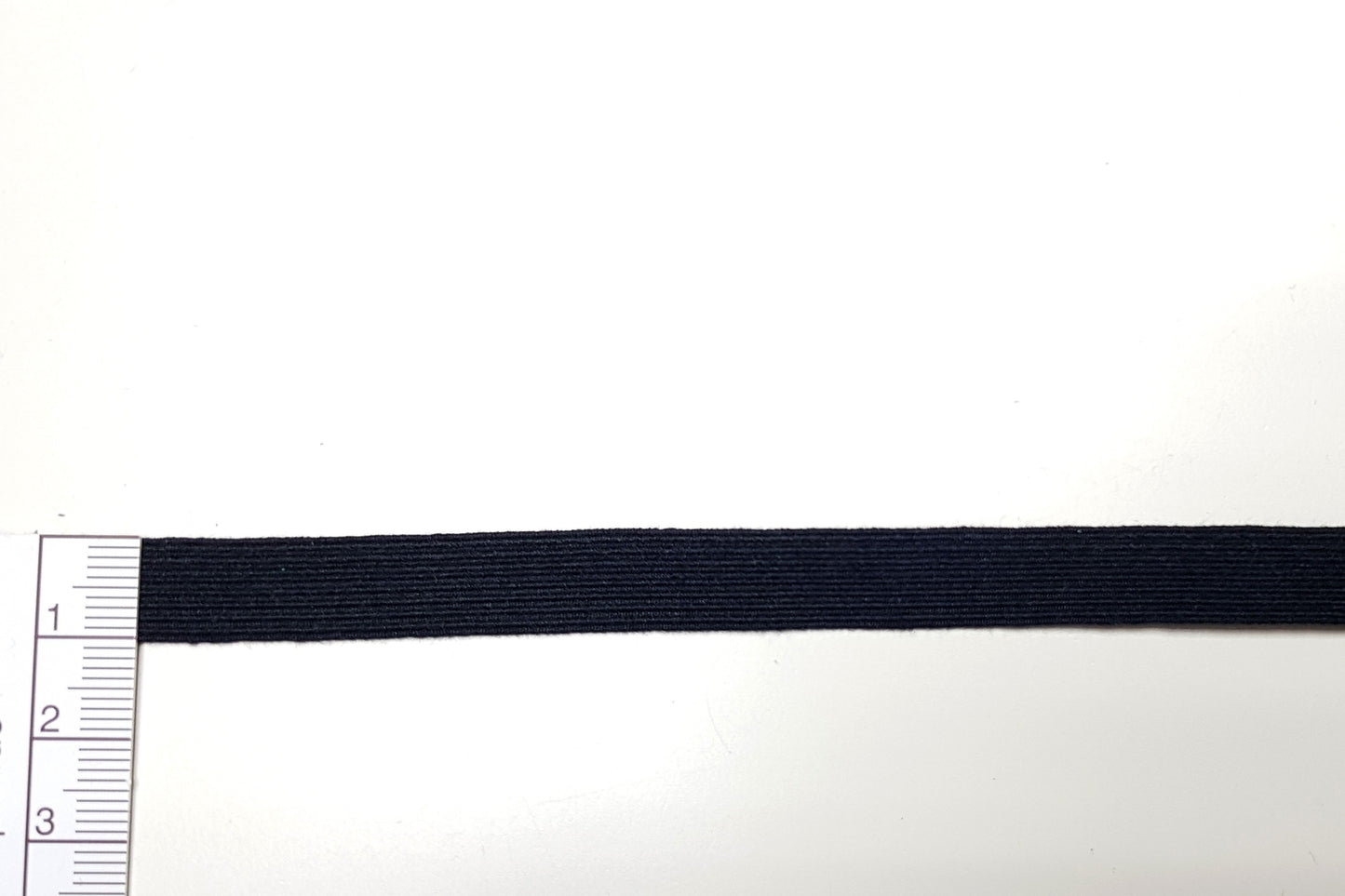 Bio Einziehgummiband - 10 mm - schwarz – Detailansicht