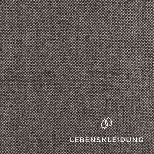 Organic Loden (Wool Loden) - Black White – Detail view