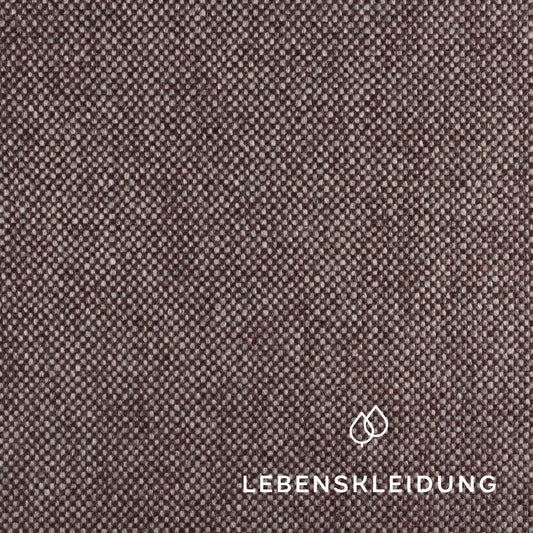 Organic Loden (Wool Loden) - Red and White sample – Detail view