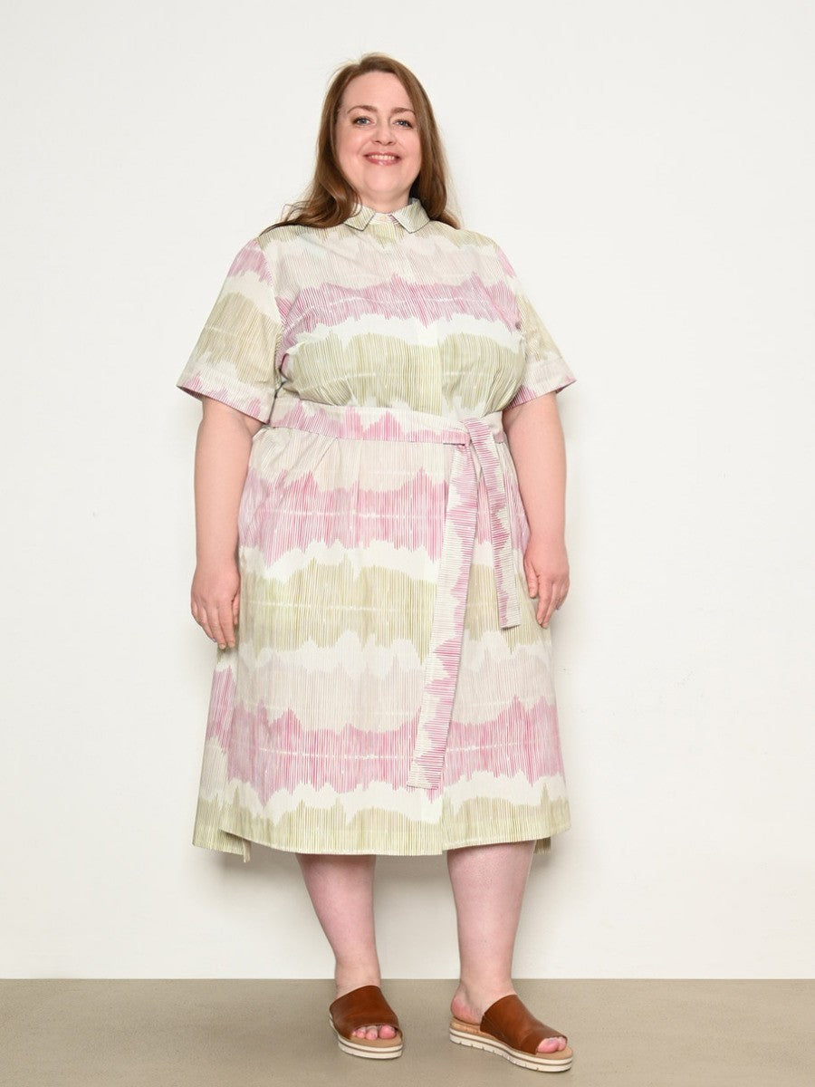 Sewing Pattern Shirt Dress with Hidden Button Placket – View 10