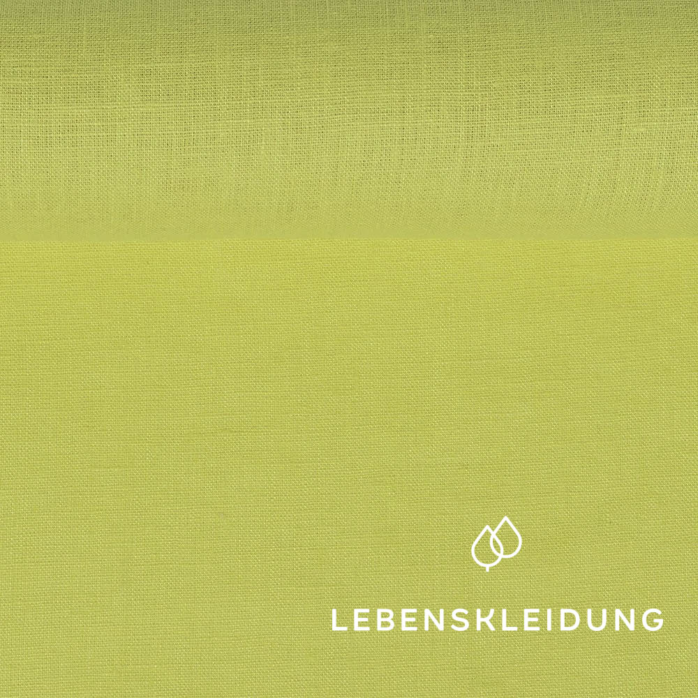 Linen fabric - Yellow sample