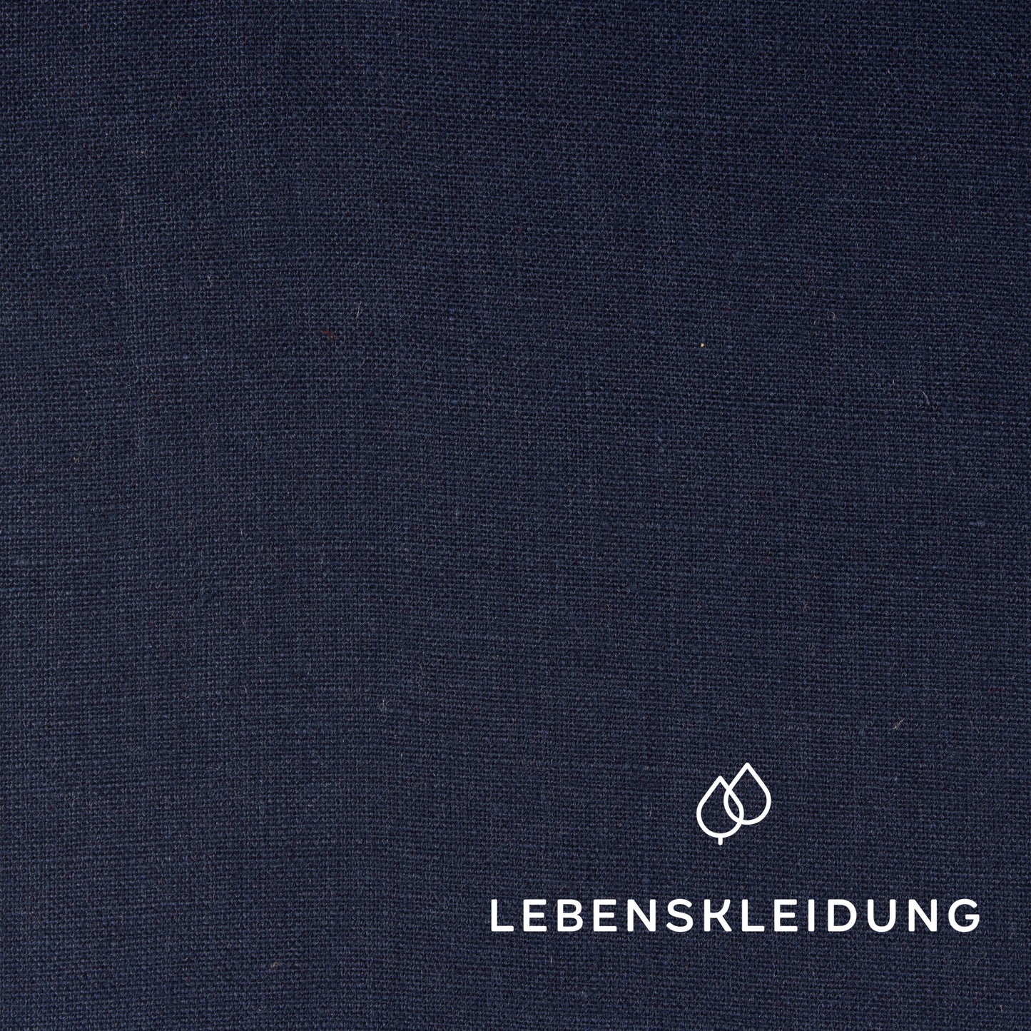 Linen fabric - Blue sample