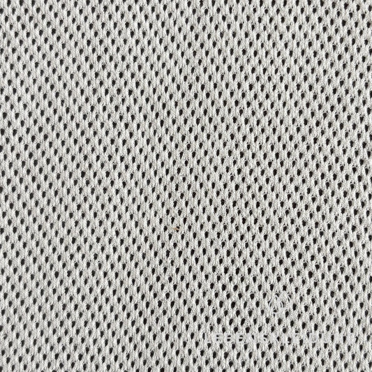 Re-Life Organic Cotton raschel Lace – Mesh Fabric - Ecru sample – Detail view