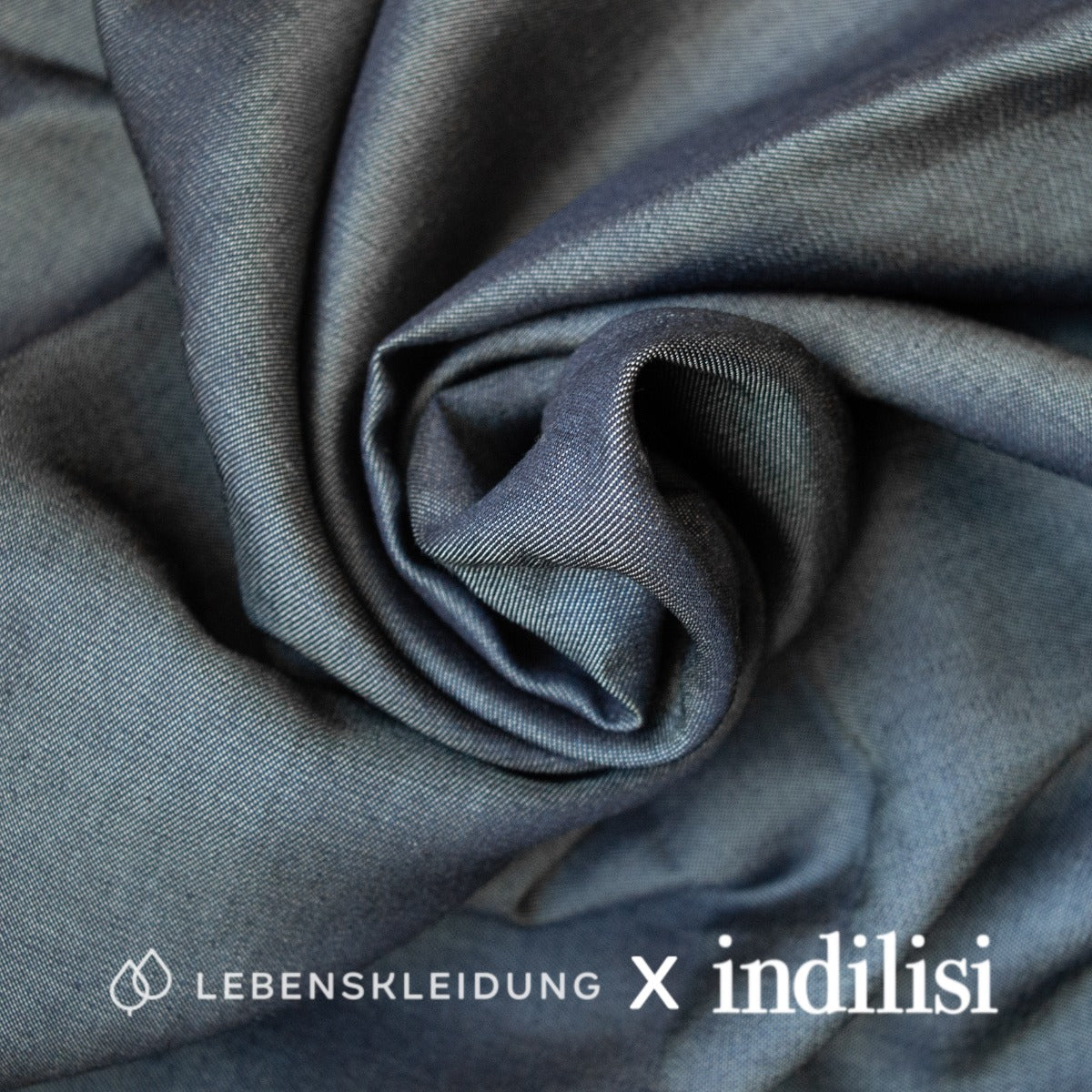 Denim Tencel Re-Life - échantillon bleu