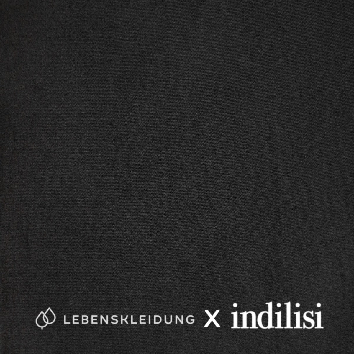 Re-Life Twill Fabric - Black sample – Close-up