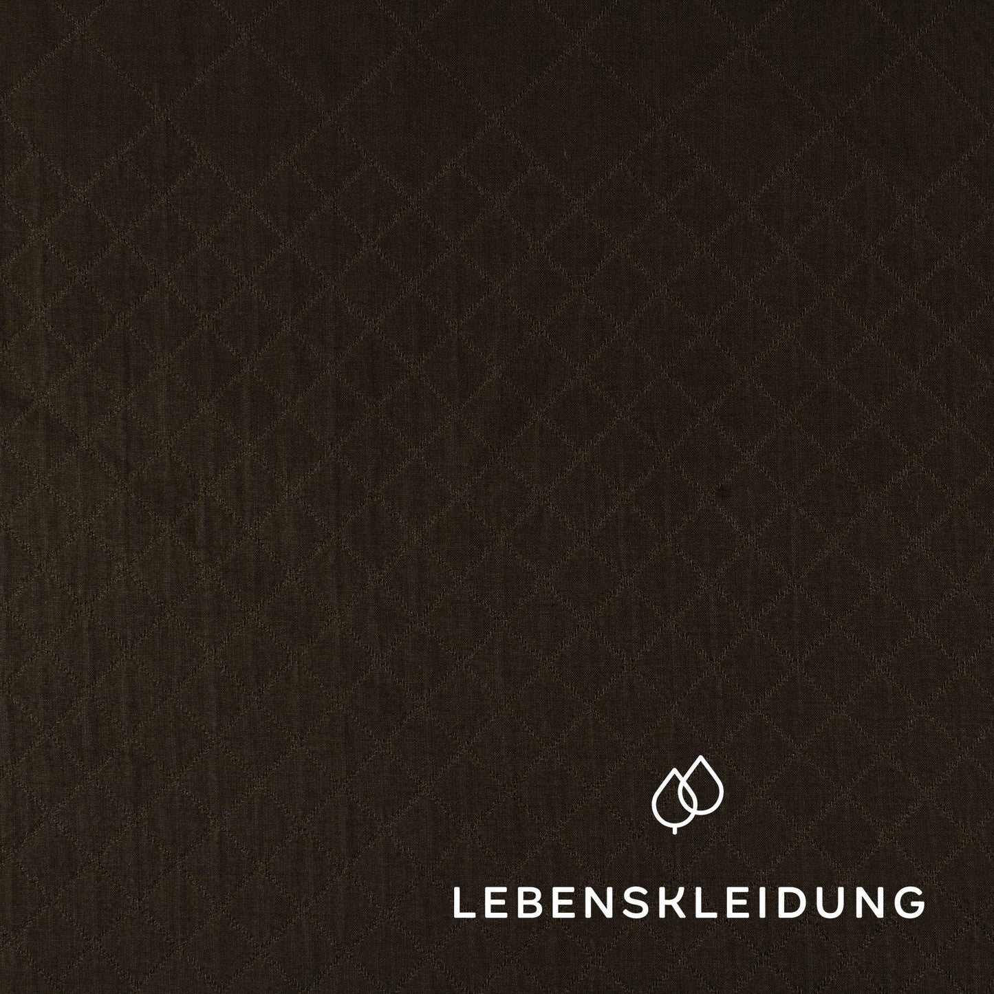 Jacquard Tencel Re-Life - Olive foncé – Gros plan