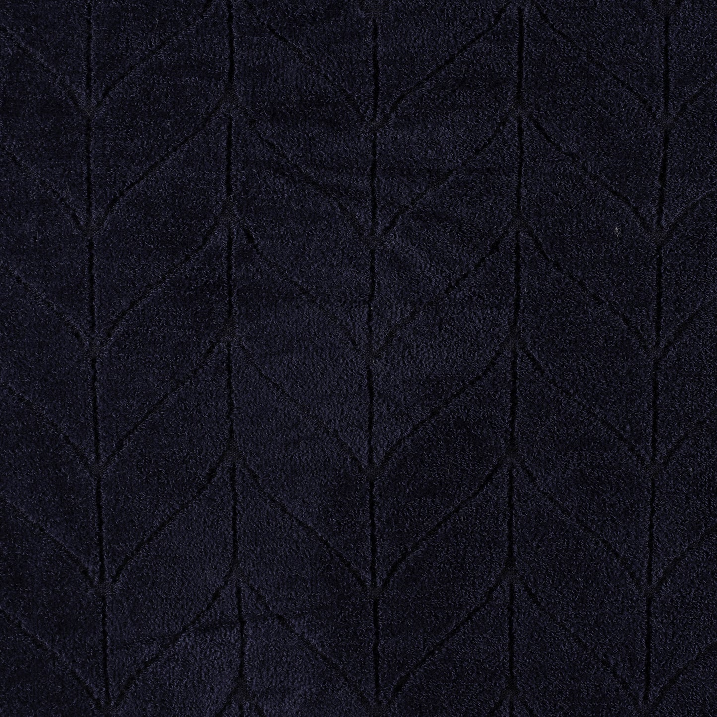 Jacquard velours Re-Life - Bleu foncé – Gros plan