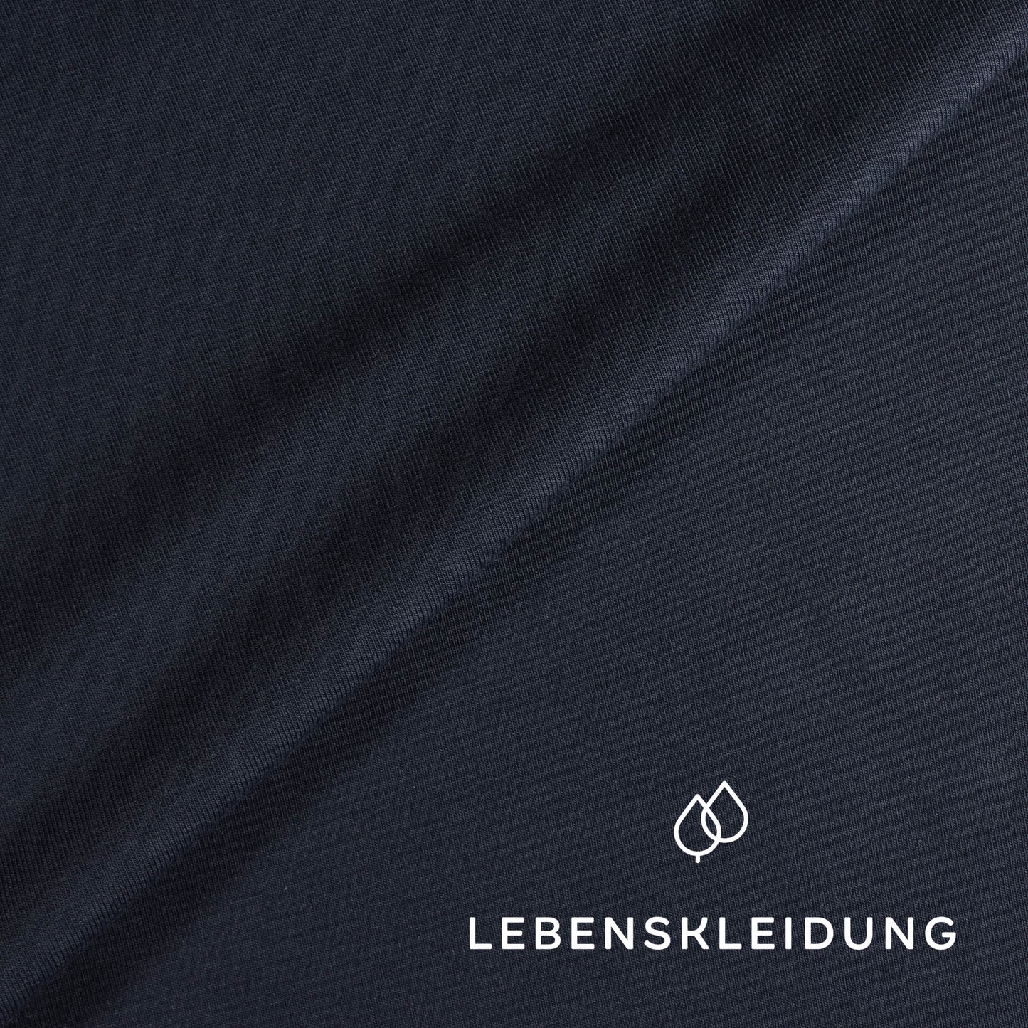 Re-Life Stretch Jersey Stoff - Nachtblau Muster