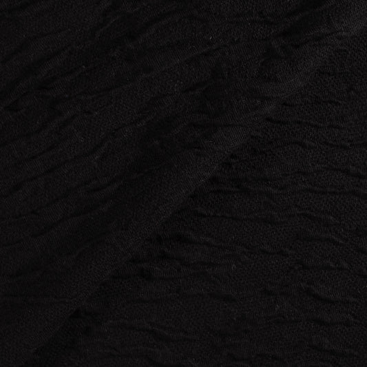 Re-Life Jersey Jacquard - Black – Detailansicht